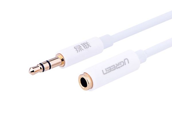Cáp audio 3.5mm nối dài 0.5M 1M 1.5M 2M 3M 5M Ugreen (vỏ nhựa màu trắng) - Phụ Kiện Điện Tử Việt Nam Cáp audio 3.5mm nối dài 0.5M 1M 1.5M 2M 3M 5M Ugreen (vỏ nhựa màu trắng) - Phụ Kiện Điện Tử Việt Nam
