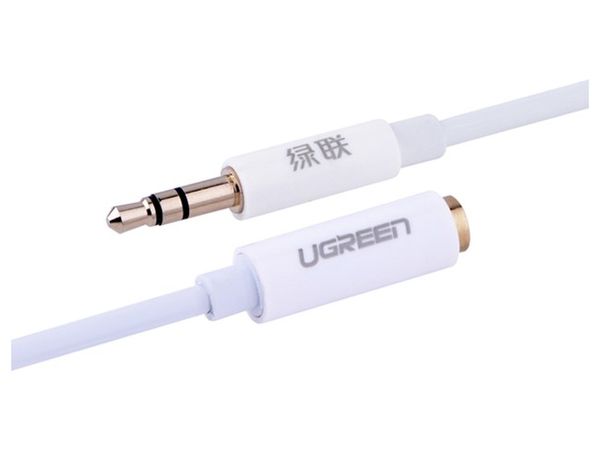 Cáp audio 3.5mm nối dài 0.5M 1M 1.5M 2M 3M 5M Ugreen (vỏ nhựa màu trắng) - Phụ Kiện Điện Tử Việt Nam Cáp audio 3.5mm nối dài 0.5M 1M 1.5M 2M 3M 5M Ugreen (vỏ nhựa màu trắng) - Phụ Kiện Điện Tử Việt Nam