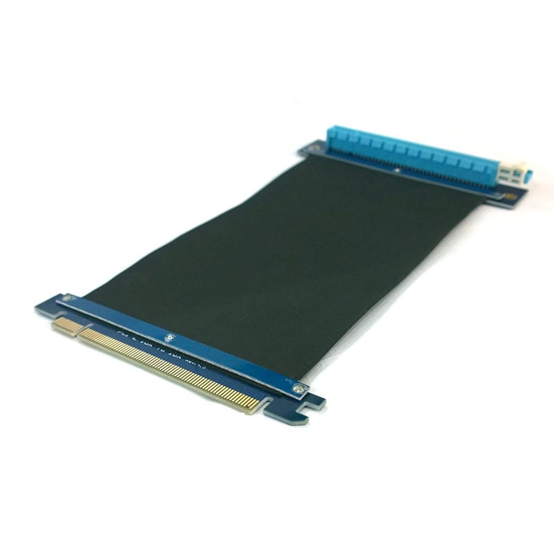 Dây riser nối dài khe cắm PCI-Express 3.0 32Gbps 16X cho VGA card 30Cm bẻ góc dưới (không cần cấp nguồn) - Phụ Kiện Điện Tử Việt Nam day riser noi dai khe cam pci-e 16x