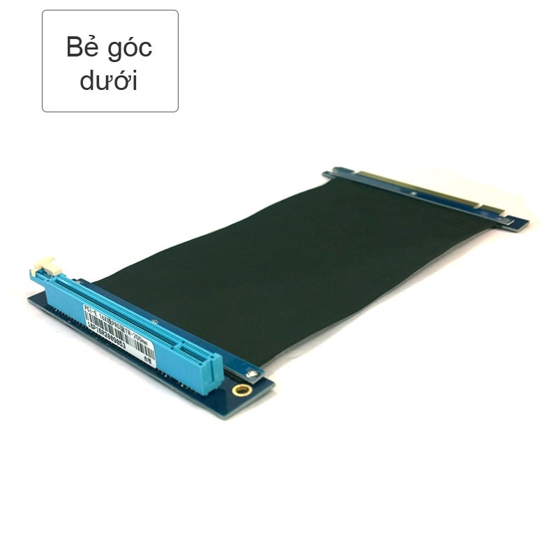 Dây riser nối dài khe cắm PCI-Express 3.0 32Gbps 16X cho VGA card 30Cm bẻ góc dưới (không cần cấp nguồn) - Phụ Kiện Điện Tử Việt Nam day riser noi dai khe cam pci-e 16x
