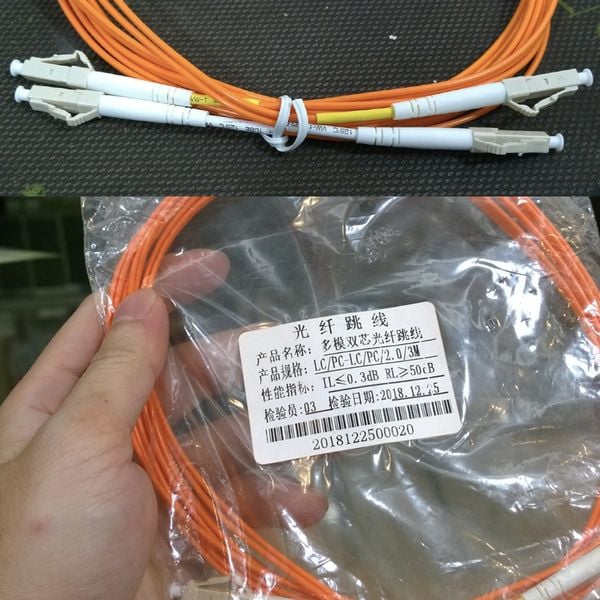 Dây nhảy quang LC sang LC 3 mét 1 sợi - Phụ Kiện Điện Tử Việt Nam cap quang mang lc-lc