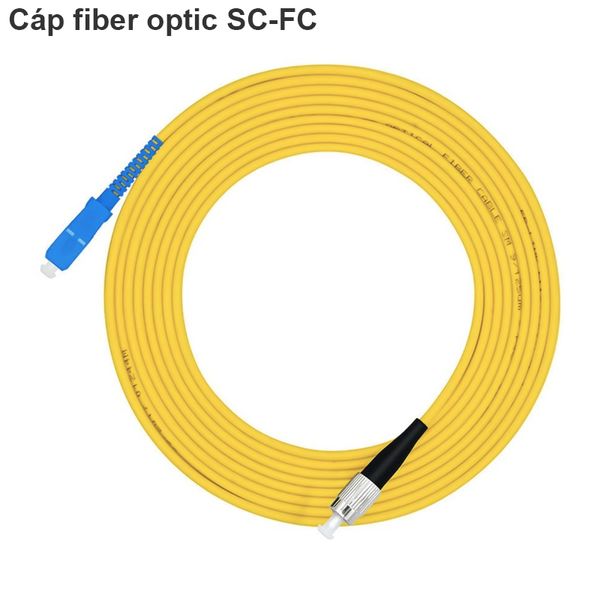 Dây nhảy quang FC-SC 3 mét (1 sợi) - Phụ Kiện Điện Tử Việt Nam day nhay quang sc-fc