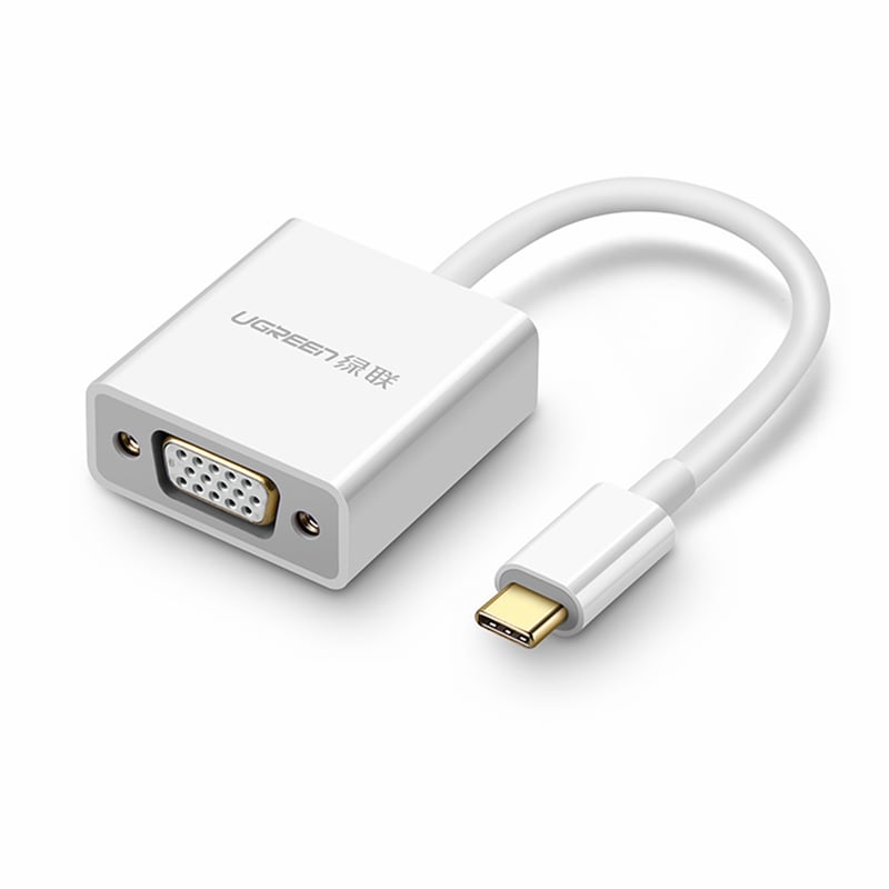 USB-C ra VGA 1080P 15Cm Ugreen 50250 - Phụ Kiện Điện Tử Việt Nam cap chuyen usb-c ra vga ugreen 50511