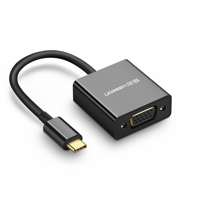 USB-C ra VGA 1080P 15Cm Ugreen 50511 - Phụ Kiện Điện Tử Việt Nam cap chuyen usb-c ra vga ugreen 50250