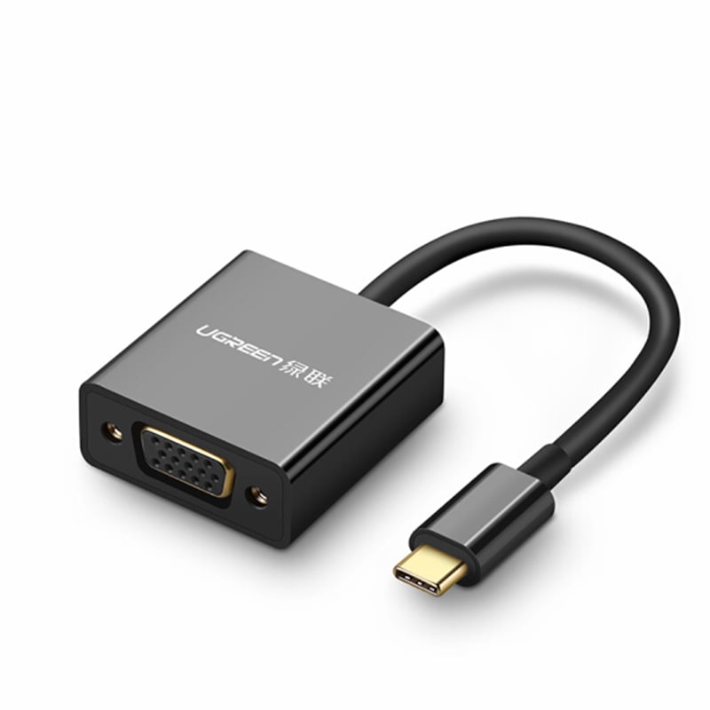 USB-C ra VGA 1080P 15Cm Ugreen 50511 - Phụ Kiện Điện Tử Việt Nam cap chuyen usb-c ra vga ugreen 50250