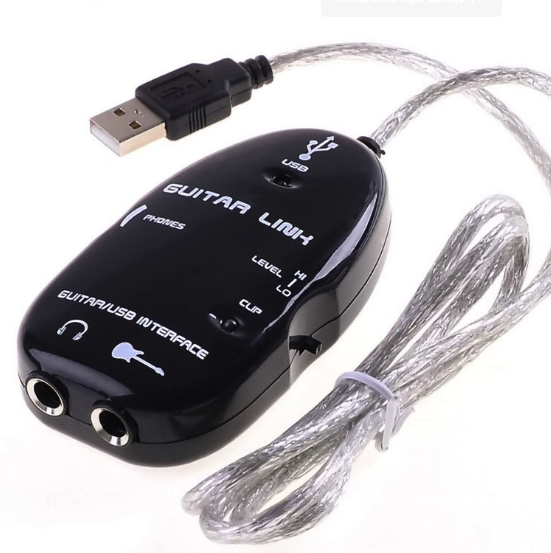 Cáp USB Guitar Link kết nối guitar với máy tính - Cáp USB sang 6.5mm - Phụ Kiện Điện Tử Việt Nam Cáp USB Guitar Link kết nối guitar với máy tinh