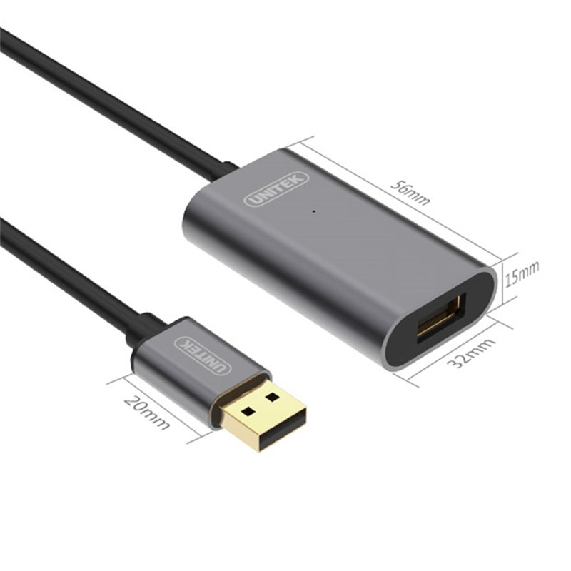 cap usb noi dai 40 met unitek y-276