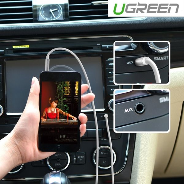 Cáp audio 3.5mm UGREEN mạ vàng 24K 0.5M 1M 2M 3M 5M (tròn màu đen) - Phụ Kiện Điện Tử Việt Nam Cáp audio 3.5mm UGREEN mạ vàng 24K 0.5M 1M 2M 3M 5M (tròn màu đen) - Phụ Kiện Điện Tử Việt Nam