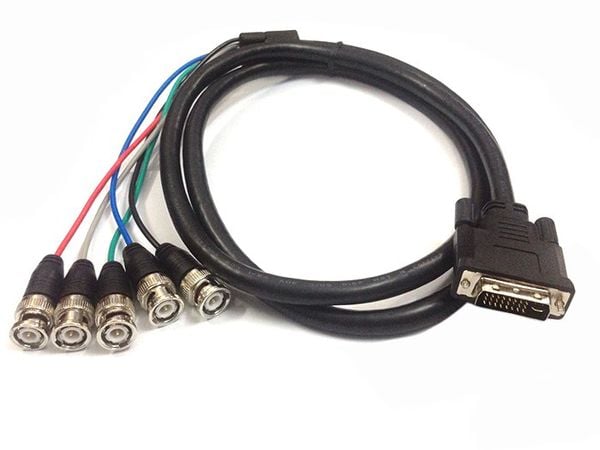 Cáp DVI-I 24+5 to RGBHV 5BNC 1.5M 3M 5M - Phụ Kiện Điện Tử Việt Nam Cáp DVI-I 24+5 to RGBHV 5BNC 1.5M 3M 5M - Phụ Kiện Điện Tử Việt Nam