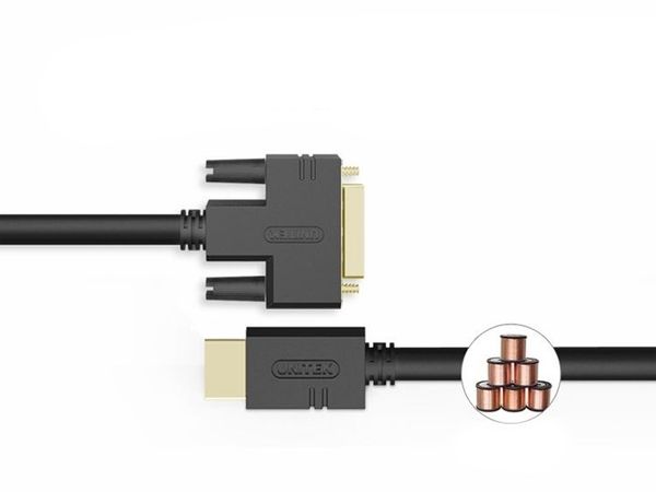 Cáp HDMI to DVI 24+1 UNITEK 1M-15M hỗ trợ full HD 1920*1080P, Cáp HDMI phụ kiện điện tử - Phụ Kiện Điện Tử Việt Nam Cáp HDMI to DVI 24+1 UNITEK 1M-15M hỗ trợ full HD 1920*1080P, Cáp HDMI phụ kiện điện tử - Phụ Kiện Điện Tử Việt Nam