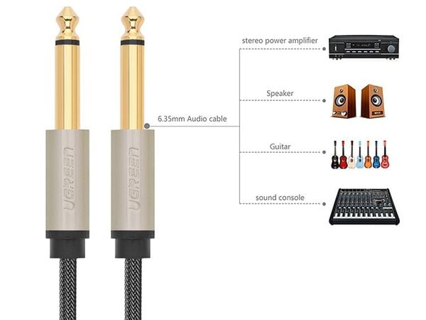 Cáp âm thanh audio 6.5mm UGREEN 1M 1.5M 2M 3M 5M - Phụ Kiện Điện Tử Việt Nam Cáp âm thanh audio 6.5mm UGREEN 1M 1.5M 2M 3M 5M - Phụ Kiện Điện Tử Việt Nam