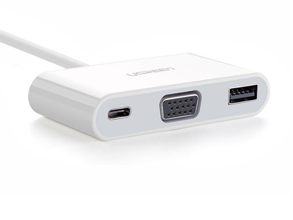 USB-C ra VGA 1080P USB 3.0 Ugreen 30376 - Phụ Kiện Điện Tử Việt Nam USB-C ra VGA 1080P USB 3.0 Ugreen 30376 - Phụ Kiện Điện Tử Việt Nam