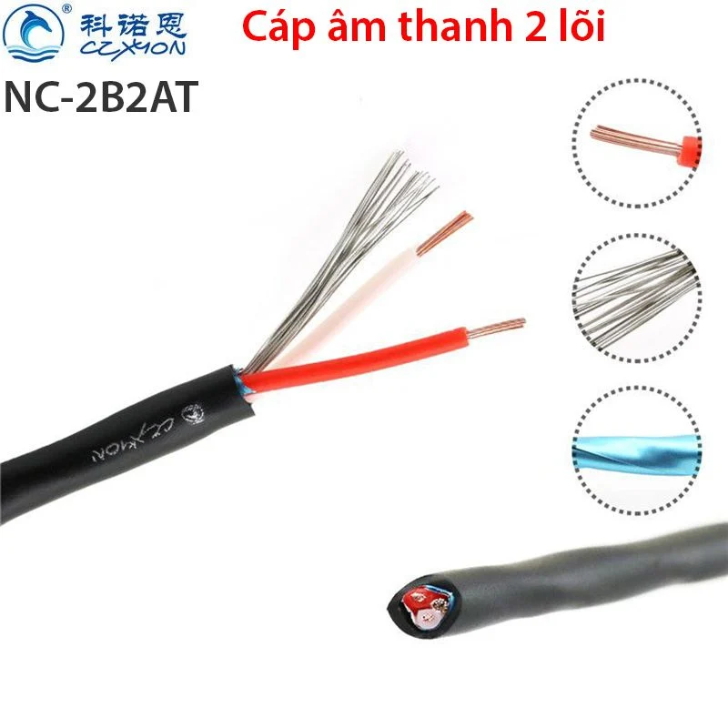 Dây hàn cáp âm thanh 2 lõi Coraon NC-2B2AT - Phụ Kiện Điện Tử Việt Nam Dây hàn cáp âm thanh 2 lõi Coraon NC-2B2AT
