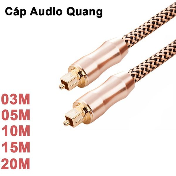 Cáp âm thanh quang audio toslink dài 3M 5M 10M 15M - Phụ Kiện Điện Tử Việt Nam Cáp âm thanh quang audio toslink dài 3M 5M 10M 15M - Phụ Kiện Điện Tử Việt Nam