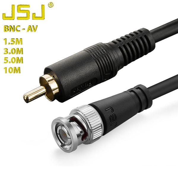 Dây cáp chuyển đổi BNC sang AV RCA hoa sen hãng JSJ dài 1.5M đến 10M - Phụ Kiện Điện Tử Việt Nam Dây cáp chuyển đổi BNC sang AV RCA hoa sen hãng JSJ dài 1.5M đến 10M - Phụ Kiện Điện Tử Việt Nam
