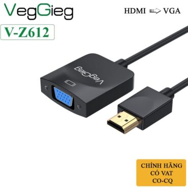 Cáp chuyển HDMI ra VGA 1080P chính hãng Veggieg V-Z612 - Phụ Kiện Điện Tử Việt Nam