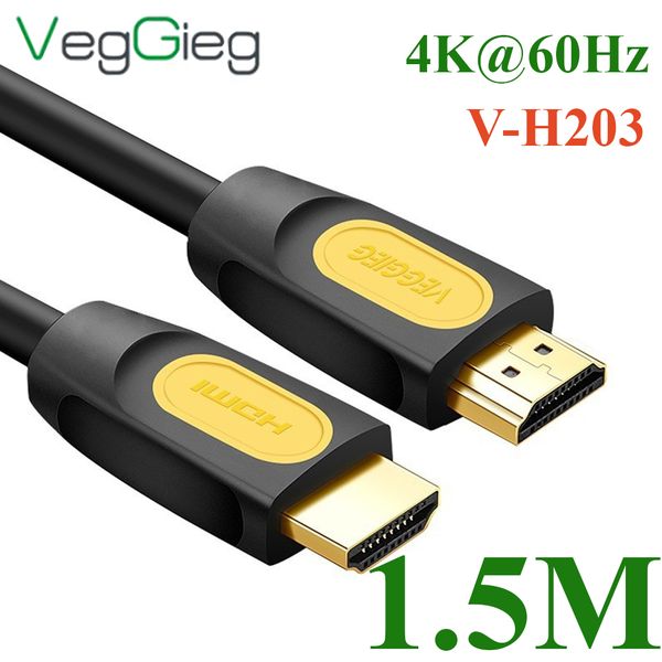 Cáp HDMI 2.0 VEGGIEG chuẩn 4K@60Hz dài từ 1.5M đến 30M - hàng chính hãng - Phụ Kiện Điện Tử Việt Nam