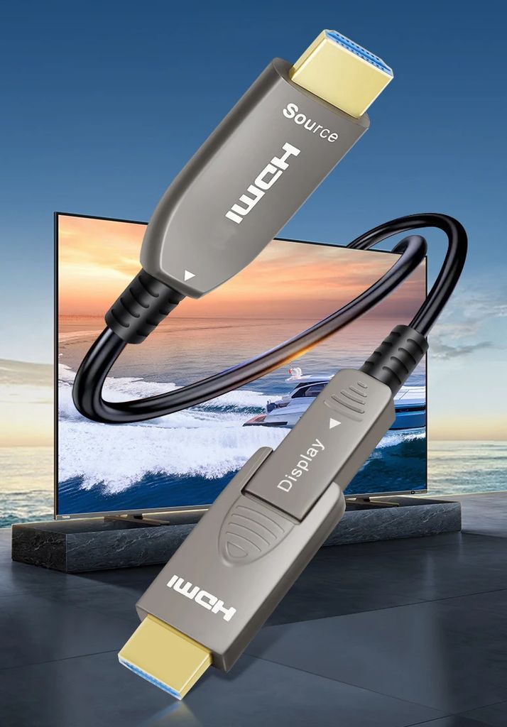 Dây cáp HDMI 2.0 to Micro HDMI sợi quang 2 trong 1 chuẩn 4K@60Hz dễ dàng đi ống gen - dài 10M đến 100M - Phụ Kiện Điện Tử Việt Nam