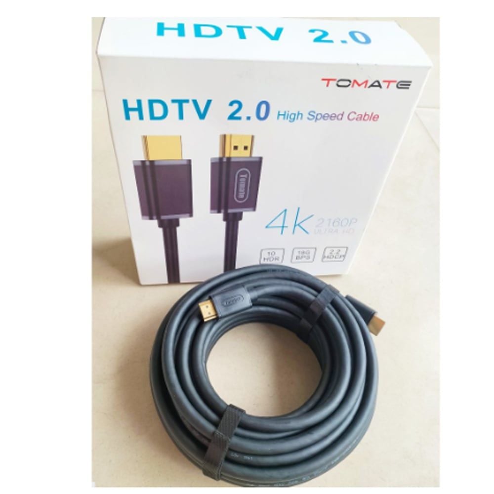 Cáp HDMI 2.0 TOMATE chuẩn 4K@60Hz dài từ 1.5M đến 30M - hàng chính hãng - Phụ Kiện Điện Tử Việt Nam Cáp HDMI 2.0 TOMATE chuẩn 4K@60Hz dài từ 1.5M đến 30M - hàng chính hãng - Phụ Kiện Điện Tử Việt Nam