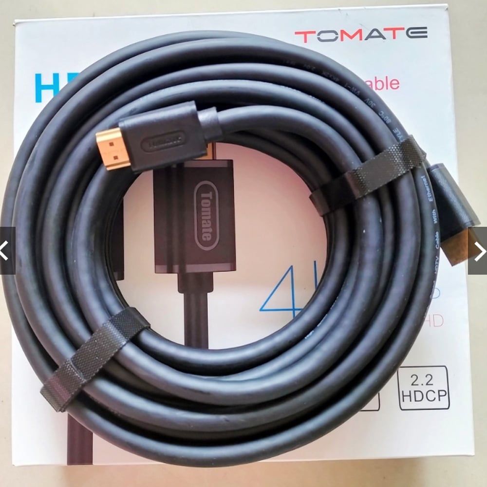 Cáp HDMI 2.0 TOMATE chuẩn 4K@60Hz dài từ 1.5M đến 30M - hàng chính hãng - Phụ Kiện Điện Tử Việt Nam Cáp HDMI 2.0 TOMATE chuẩn 4K@60Hz dài từ 1.5M đến 30M - hàng chính hãng - Phụ Kiện Điện Tử Việt Nam