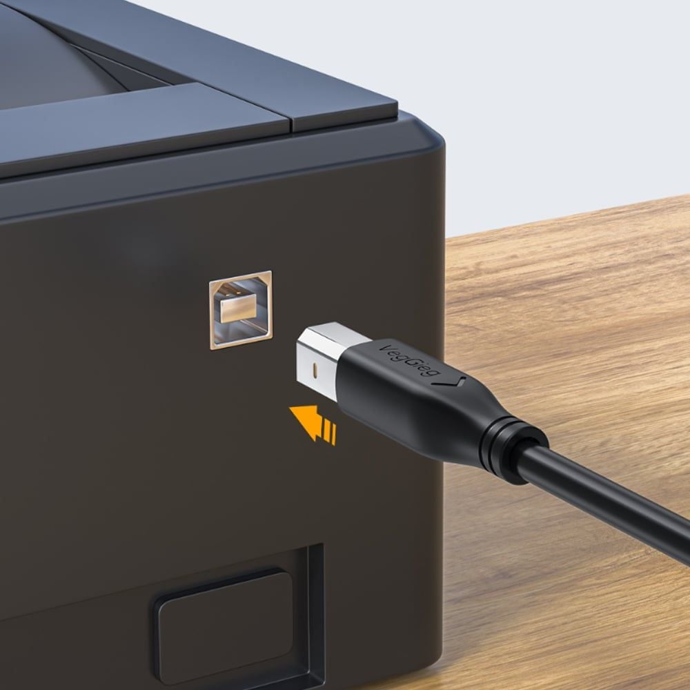 Dây máy in USB 2.0 chính hãng Veggieg dài 1.5M, 3M, 5M, 10M - Phụ Kiện Điện Tử Việt Nam Dây máy in cổng USB hãng Veggieg dài 1.5M, 3M, 5M, 10M