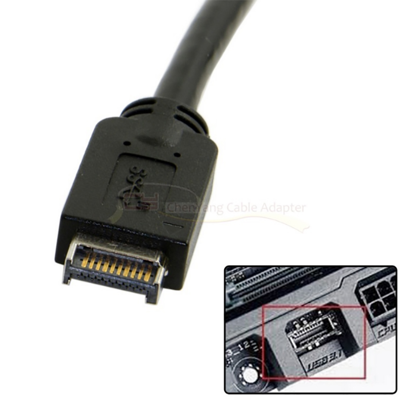 Cáp chuyển USB 3.1 Type E trên mainbroard ra USB 3.0 20PIN Male 20Cm - Phụ Kiện Điện Tử Việt Nam cap usb 3.1 ra usb 3.0 20 pin