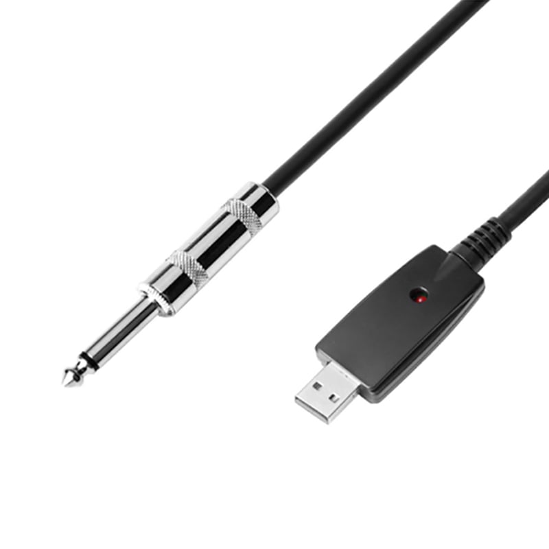 Cáp USB sang jack 6.5mm 3 mét - Chuyển âm thanh từ Máy tính sang Guitar - Phụ Kiện Điện Tử Việt Nam cap usb sang audio 6.35mm 3 met