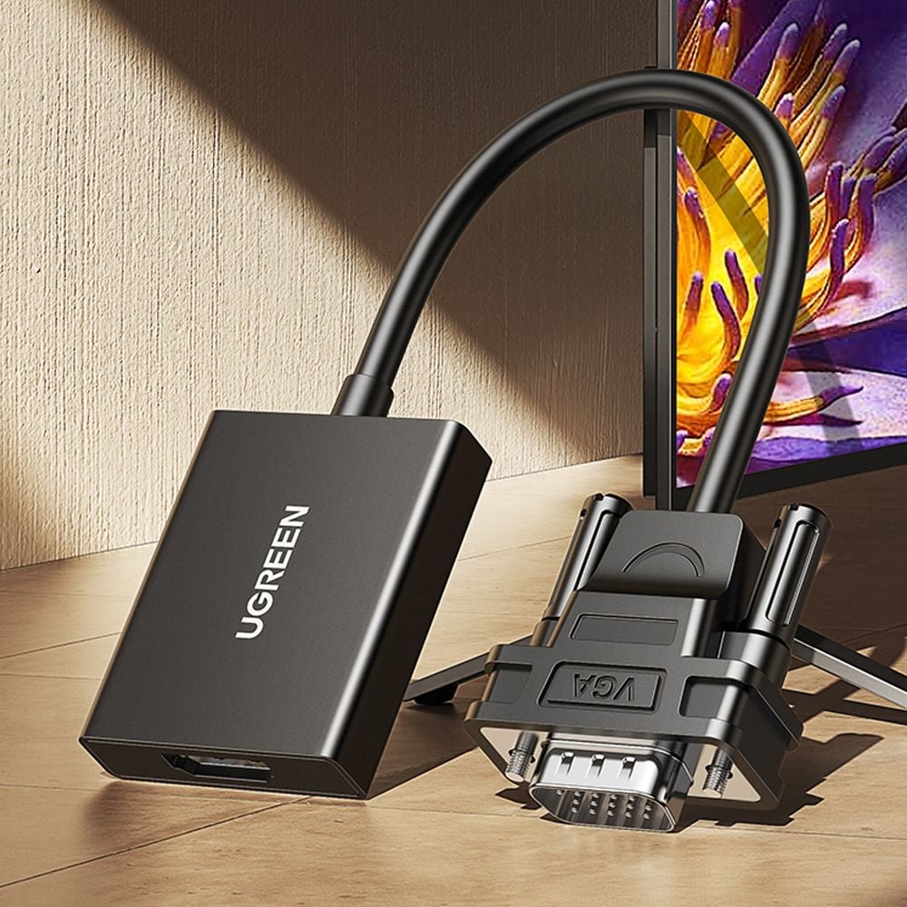 Cáp chuyển VGA Audio 3.5mm sang HDMI converter 1080P Ugreen 50945 CM513 - CM269 - Phụ Kiện Điện Tử Việt Nam Cáp chuyển VGA Audio 3.5mm sang HDMI converter 1080P Ugreen 50945 CM513 - CM269 - Phụ Kiện Điện Tử Việt Nam
