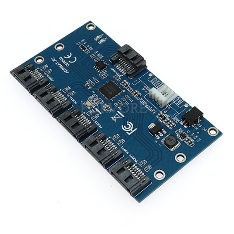 Card chia SATA 1 ra 5 - mở rộng thêm cổng SATA cho PC, Card chia Sata phụ kiện điện tử Hà Nội - Phụ Kiện Điện Tử Việt Nam card chia sata 1 ra 5