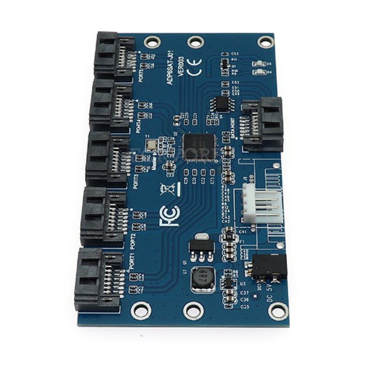 Card chia SATA 1 ra 5 - mở rộng thêm cổng SATA cho PC, Card chia Sata phụ kiện điện tử Hà Nội - Phụ Kiện Điện Tử Việt Nam card chia sata 1 ra 5