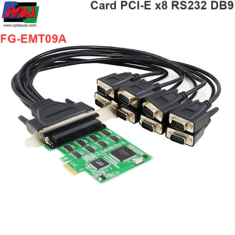 card pci-e ra 8rs232 db9 syba fg-emt09a