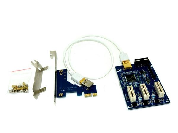 Card chuyển đổi PCI-E 1x ra 3 PCI-E 1X - Phụ Kiện Điện Tử Việt Nam Card chuyển đổi PCI-E 1x ra 3 PCI-E 1X - Phụ Kiện Điện Tử Việt Nam