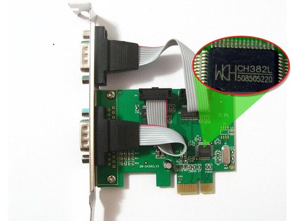 Card PCIe to COM RS232 2Port WCH382L - Phụ Kiện Điện Tử Việt Nam
