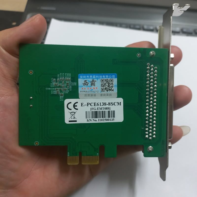 Card PCI-E 1x mở rộng ra 8 cổng RS232 DB9 Syba FG-EMT09A / FG-EMT08S - Phụ Kiện Điện Tử Việt Nam