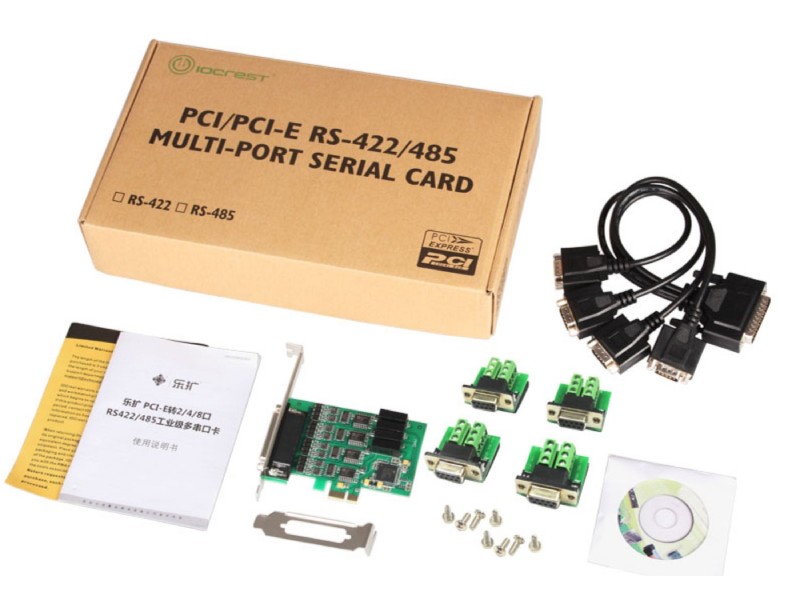 Card chuyển đổi Pcie sang rs422 485 IOCrest