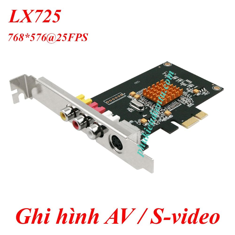 Card ghi hình cho máy nội soi- máy siêu âm AV S-Video PCIE 1X LX725 , LB725 - Phụ Kiện Điện Tử Việt Nam Card ghi hình cho máy nội soi- máy siêu âm AV S-Video PCIE 1X LX725 , LB725 - Phụ Kiện Điện Tử Việt Nam