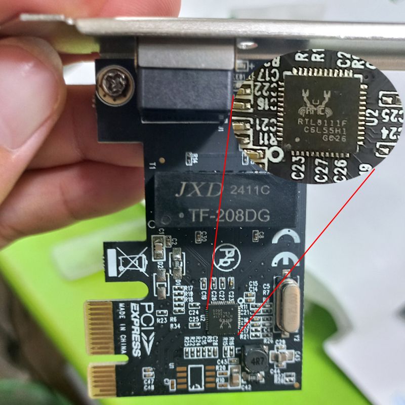 Card mạng 1Gbps chính hãng Veggieg V-PC01 chíp RTL8111F - Phụ Kiện Điện Tử Việt Nam Card mạng 1Gbps chính hãng Veggieg V-PC01 chíp RTL8111F