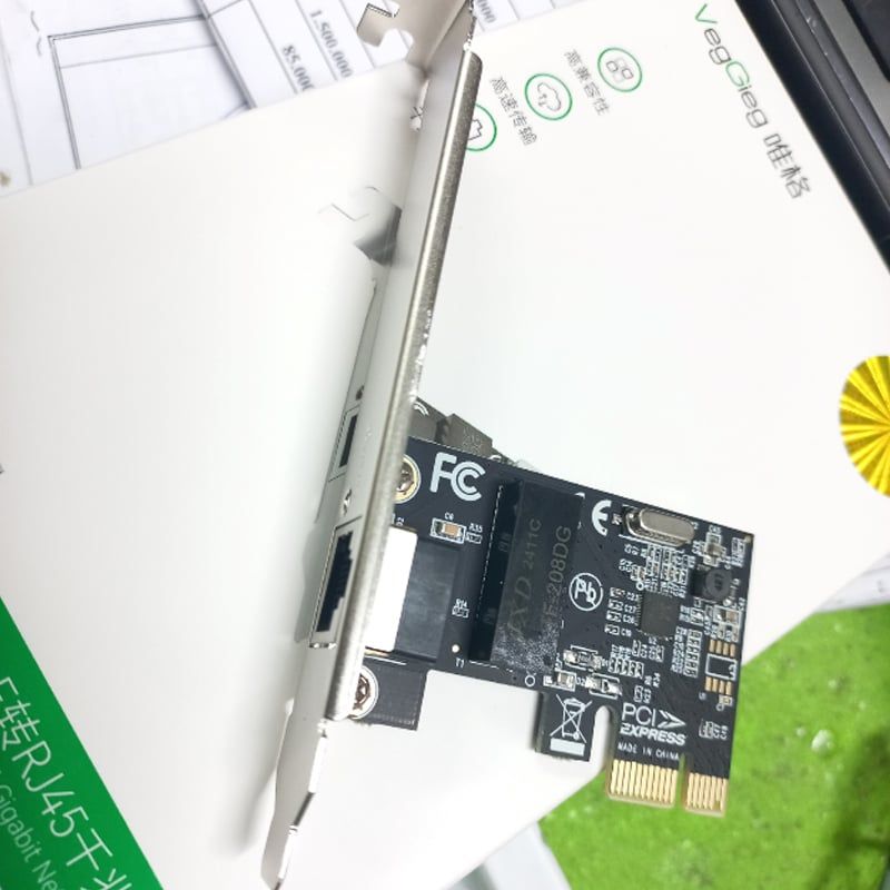 Card mạng 1Gbps chính hãng Veggieg V-PC01 chíp RTL8111F - Phụ Kiện Điện Tử Việt Nam Card mạng 1Gbps chính hãng Veggieg V-PC01 chíp RTL8111F