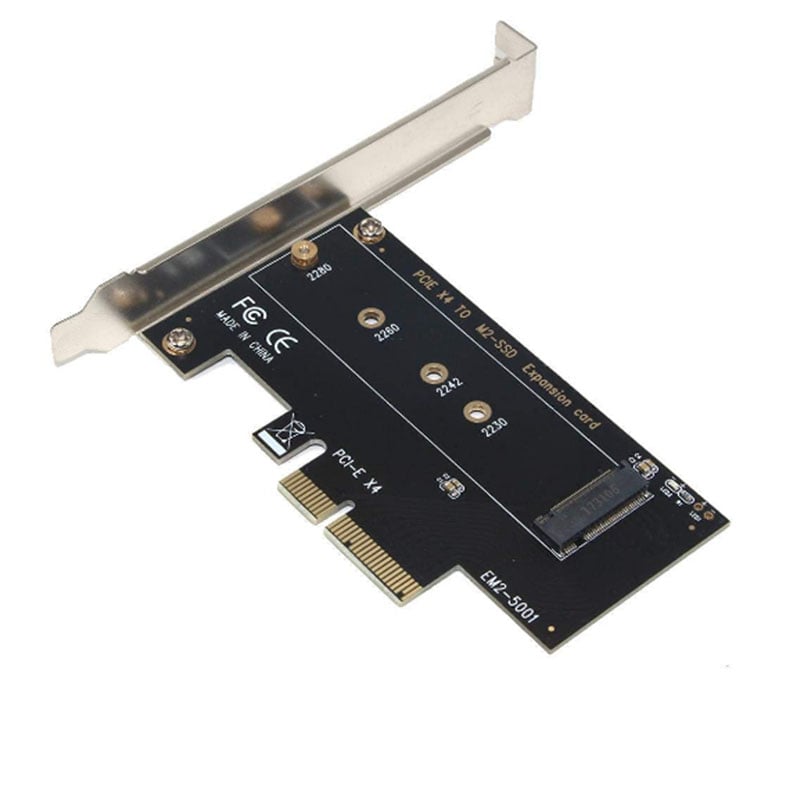 Card chuyển SSD M key M.2 NGFF NVMe ra PCI-E4X SSU-EM2-5001 - Phụ Kiện Điện Tử Việt Nam card pci-e 4x ra m.2 vnme ngff m key ssu-em2-5001