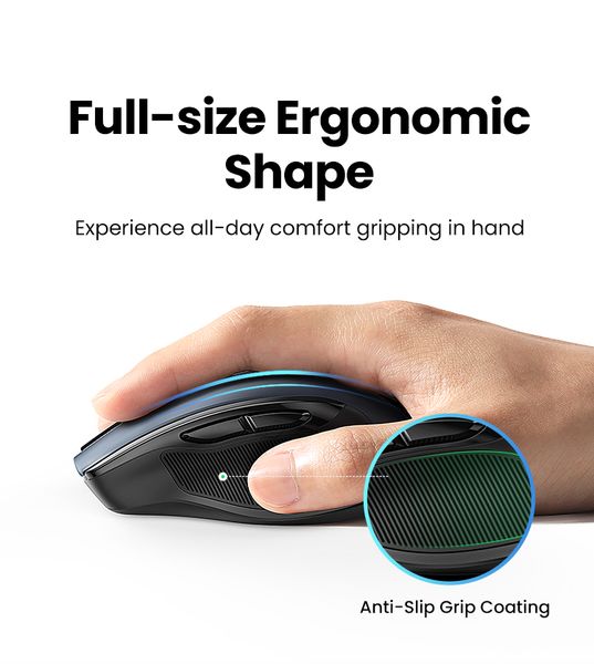 Chuột Bluetooth 5.0 6 nút không ồn Ugreen 15508 MU006 - Phụ Kiện Điện Tử Việt Nam