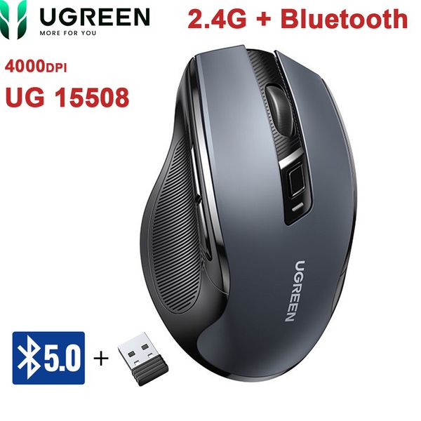 Chuột Bluetooth 5.0 6 nút không ồn Ugreen 15508 MU006 - Phụ Kiện Điện Tử Việt Nam