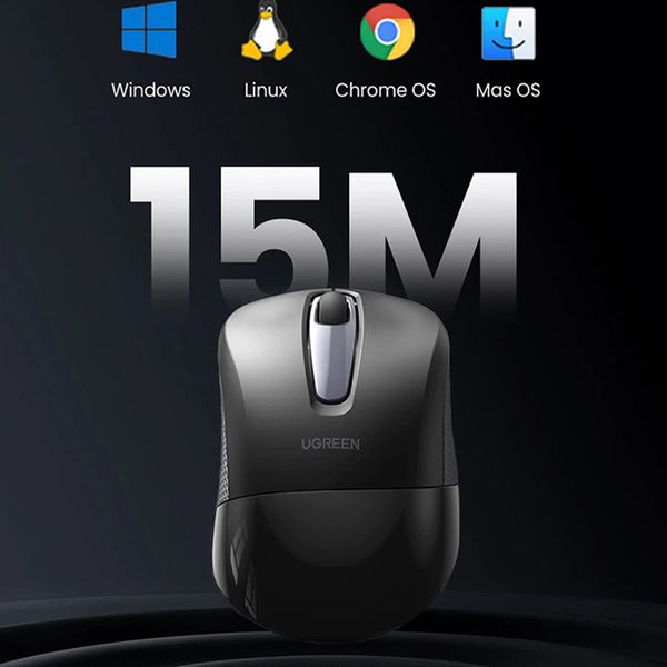 Chuột không dây 2.4G cao cấp 2400DPI Ugreen 90371 MU003 - Phụ Kiện Điện Tử Việt Nam