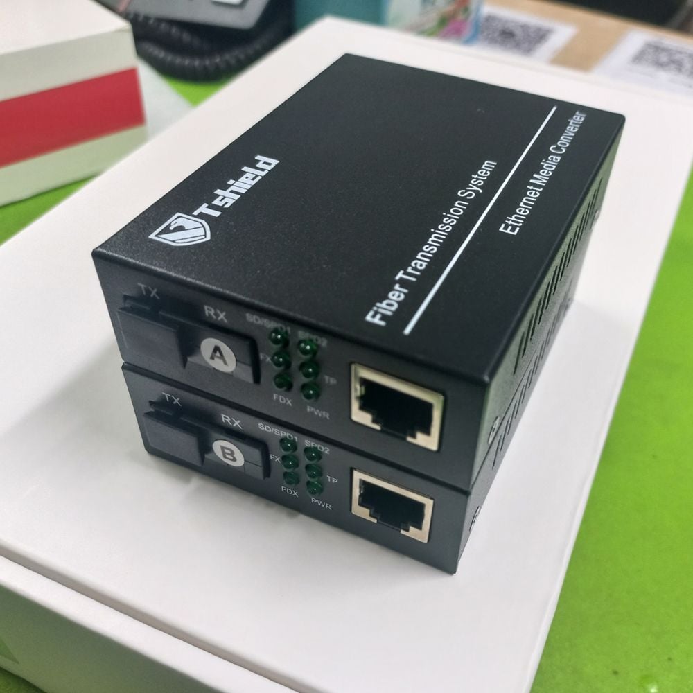 Bộ kéo dài RJ45 qua cáp quang Single mode 20Km Gigabit chính hãng T-Shield TS-G1E1-3 - Phụ Kiện Điện Tử Việt Nam Bộ kéo dài RJ45 qua cáp quang Single mode 20Km Gigabit chính hãng T-Shield TS-G1E1-3 - Phụ Kiện Điện Tử Việt Nam