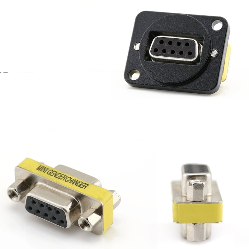 Đầu cắm DB9 Female gắn trên bảng điều khiển âm sàn âm tường Coraon D-DB9-S - Phụ Kiện Điện Tử Việt Nam dau-cam-db9