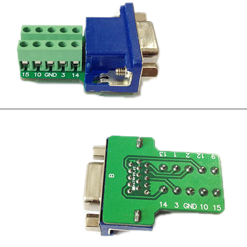 Đầu bấm cáp VGA 3+6 Male - Female - Phụ Kiện Điện Tử Việt Nam dau day vga 3+6