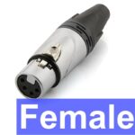 Đầu hàn cổng XLR4 Cannon 4PIN CZXYON CL-4MX đực - CL-4FX cái - Đầu XLR4 cái model CL4FX