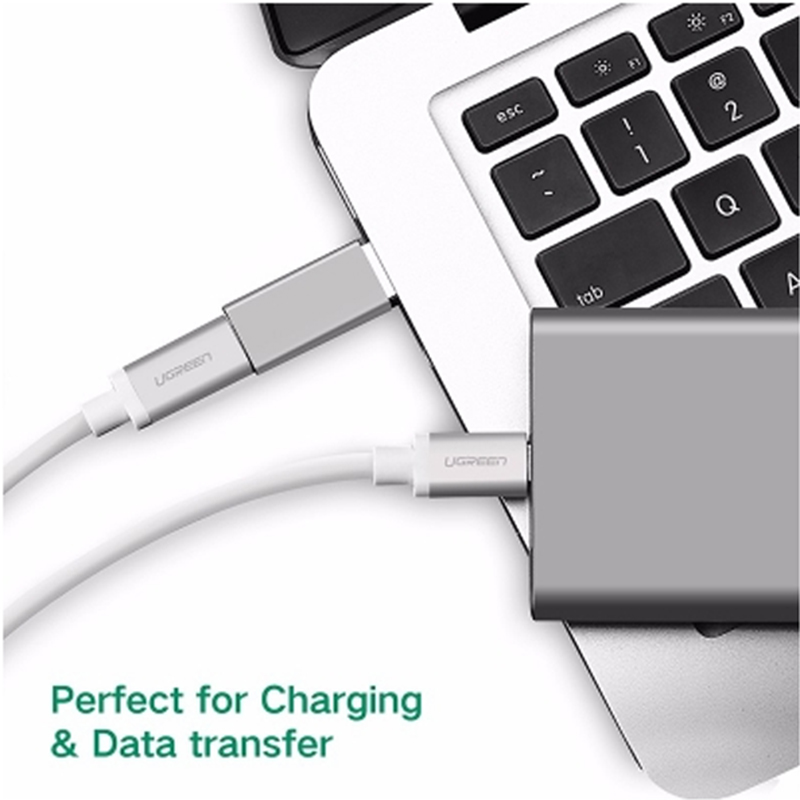 Đầu chuyển USB 3.0 AM ra USB type-C 3.1 AF adapter UGREEN 30705 - Phụ Kiện Điện Tử Việt Nam USB 3.0 to usb type-c female ugreen