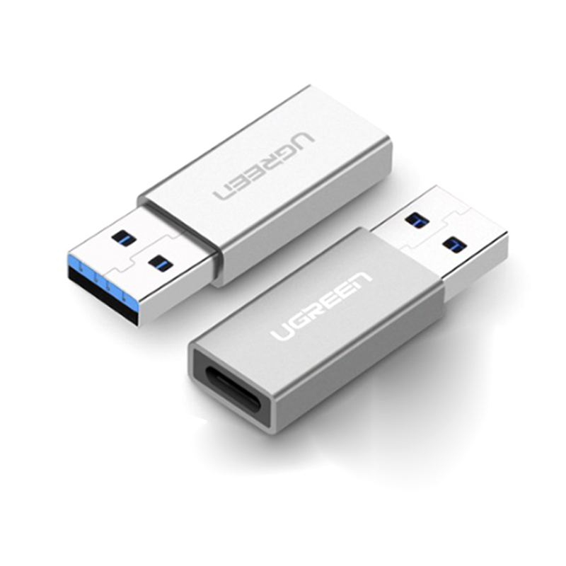 Đầu chuyển USB 3.0 AM ra USB type-C 3.1 AF adapter UGREEN 30705 - Phụ Kiện Điện Tử Việt Nam dau chuyen usb-c am ra usb 3.0 duong ugreen