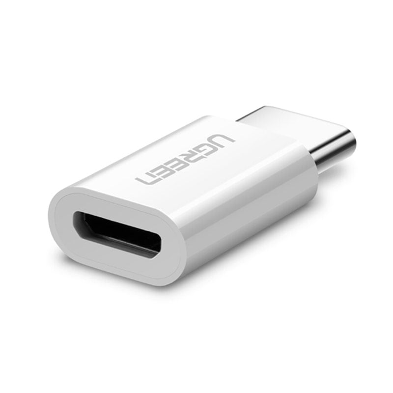 Đầu chuyển USB-C dương ra Micro USB âm UGREEN 30864 | 30865 (màu trắng/đen) - Phụ Kiện Điện Tử Việt Nam dau chuyen micro usb sang usb-c ugreen