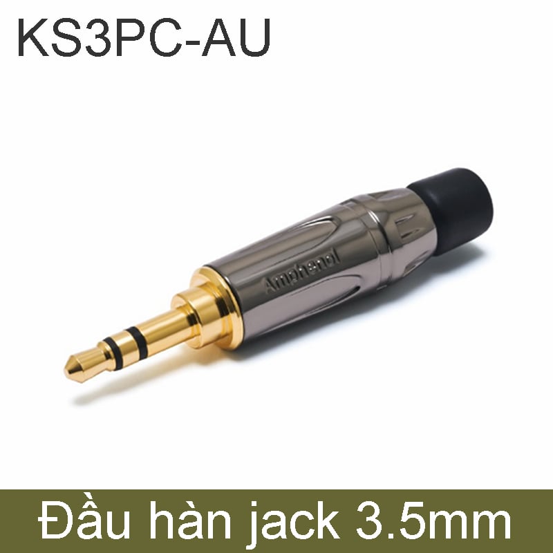 Đầu hàn jack cắm 3.5mm Amphenol KS3PC-4U - Phụ Kiện Điện Tử Việt Nam dau han cap am thanh 3.5mm amphenol